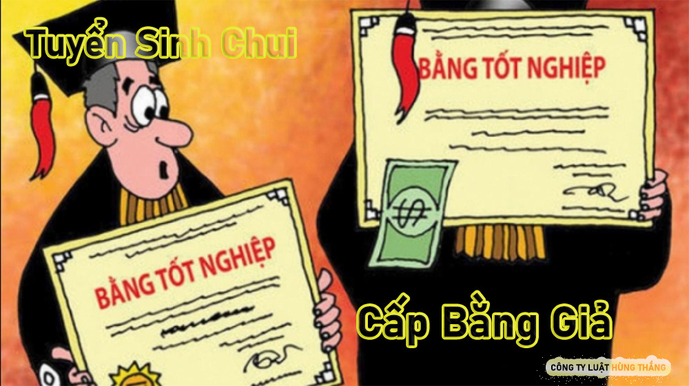 Tuyển sinh chui, cấp bằng giả có thể bị phạt tù tới 20 năm