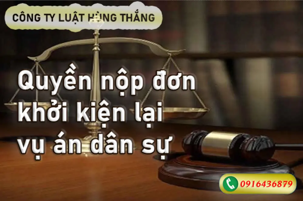 Quyền nộp đơn khởi kiện lại vụ án dân sự