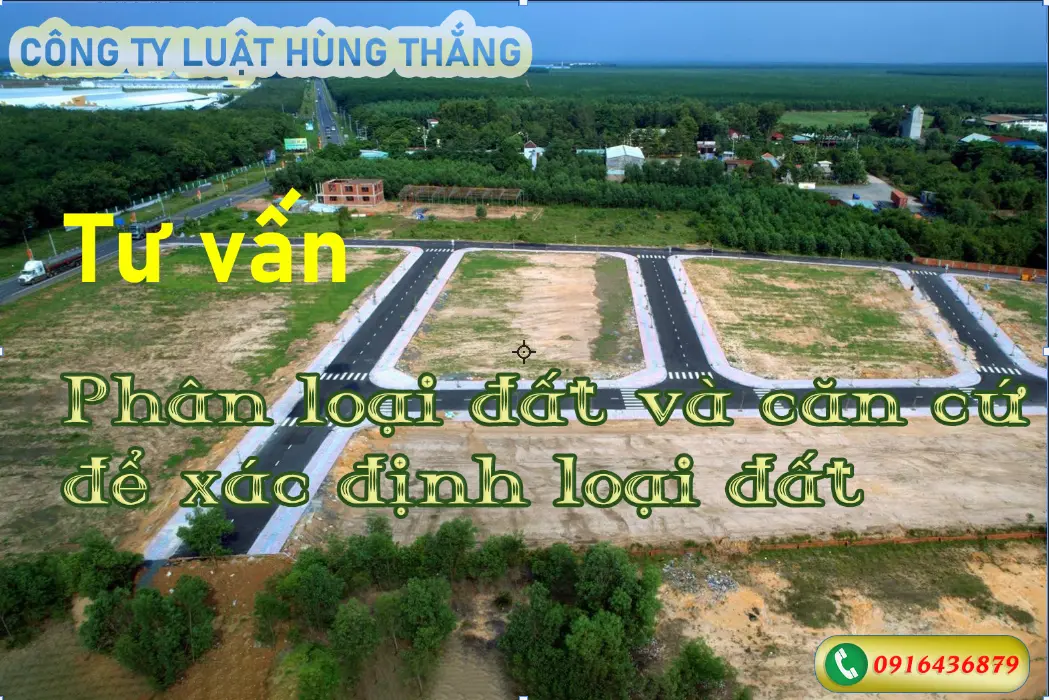 Tư vấn phân loại đất và căn cứ để xác định loại đất