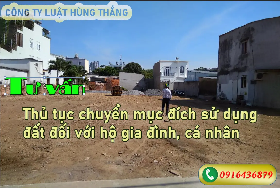 Thủ Tục Chuyển Mục Đích Sử Dụng Đất