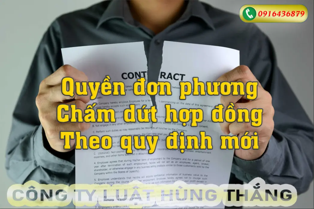 Quyền đơn phương chấm dứt hợp đồng lao động theo quy định mới