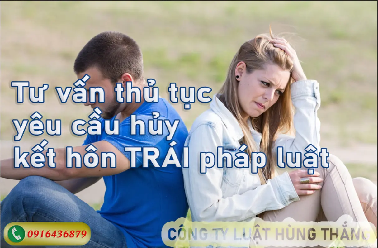 Tư vấn thủ tục yêu cầu hủy kết hôn trái pháp luật