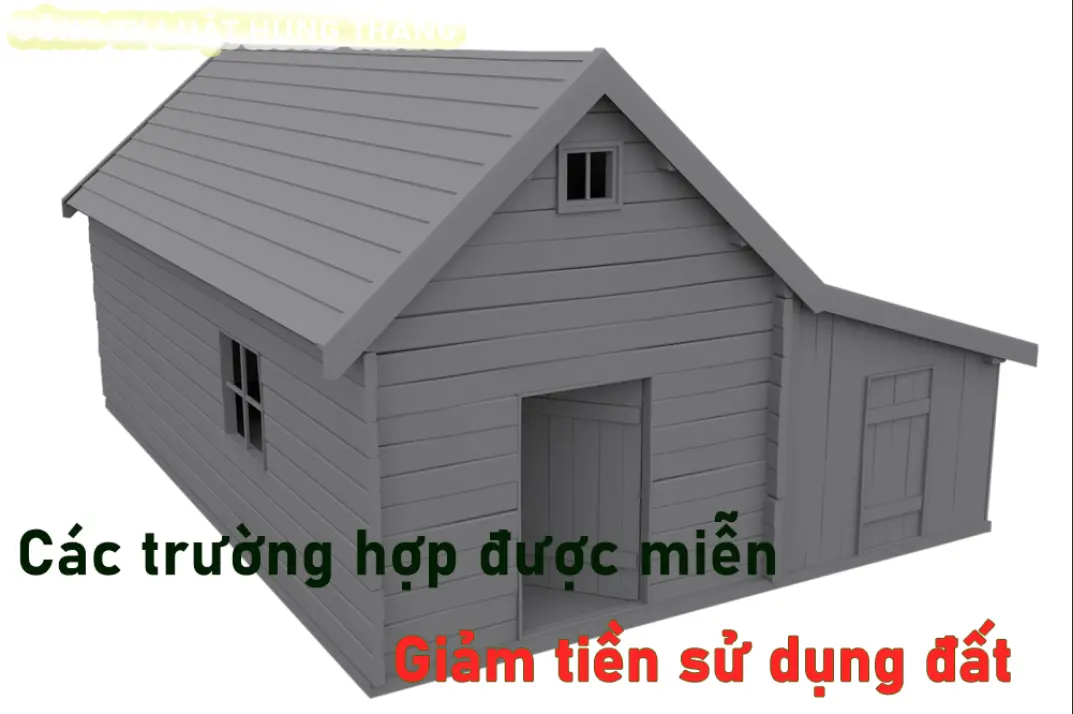 Các trường hợp được miễn, giảm tiền sử dụng đất