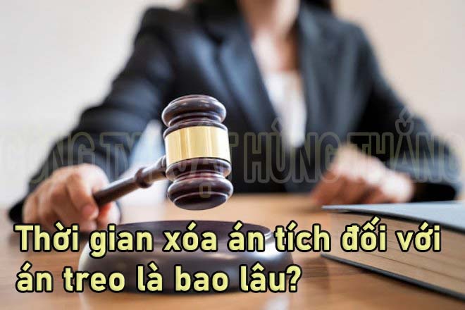 Thời gian xóa án tích đối với án treo là bao lâu?