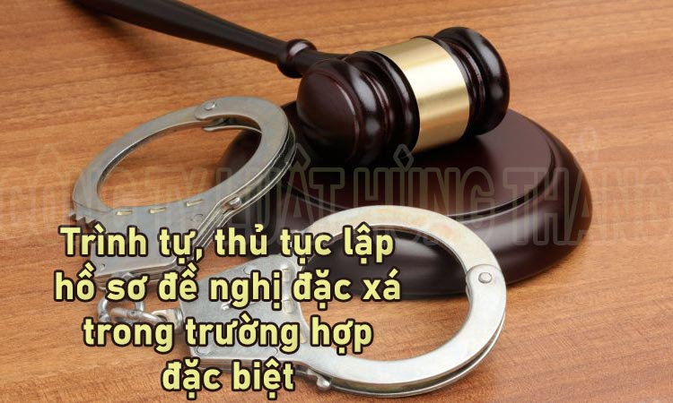 Trình tự, thủ tục lập hồ sơ đề nghị đặc xá trong trường hợp đặc biệt