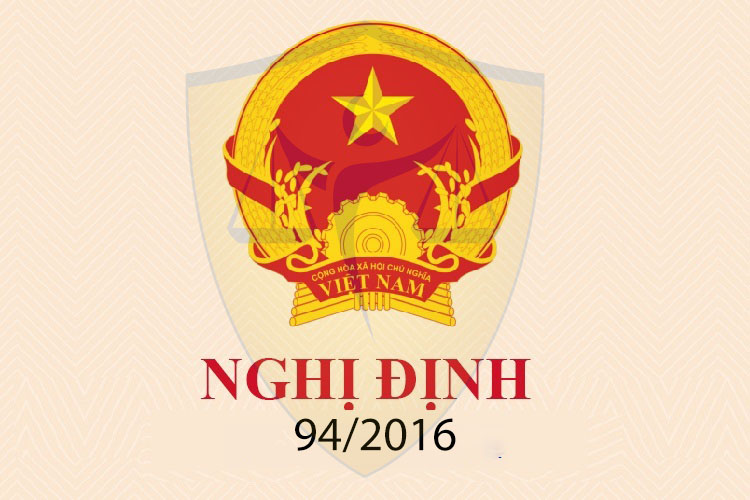 Nghị định 94/2016/NĐ-CP