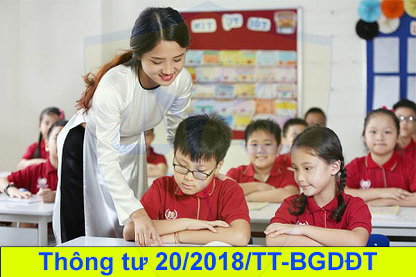 Hướng dẫn thực hiện thông tư 20/2018/TT-BGDĐT