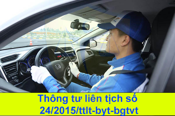Thông tư liên tịch số 24/2015/ttlt-byt-bgtvt