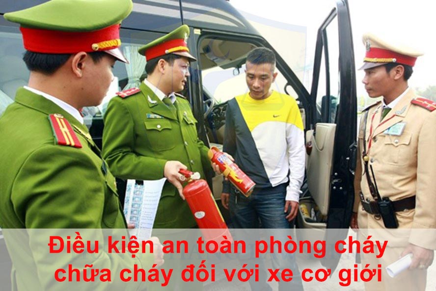 Điều kiện an toàn phòng cháy chữa cháy đối với xe cơ giới