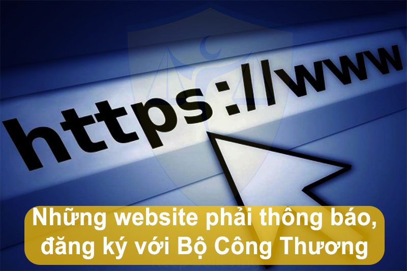 Thông báo website với bộ công thương