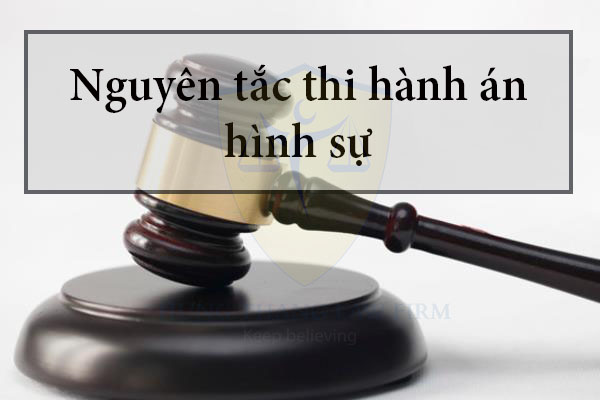Nguyên tắc thi hành án hình sự
