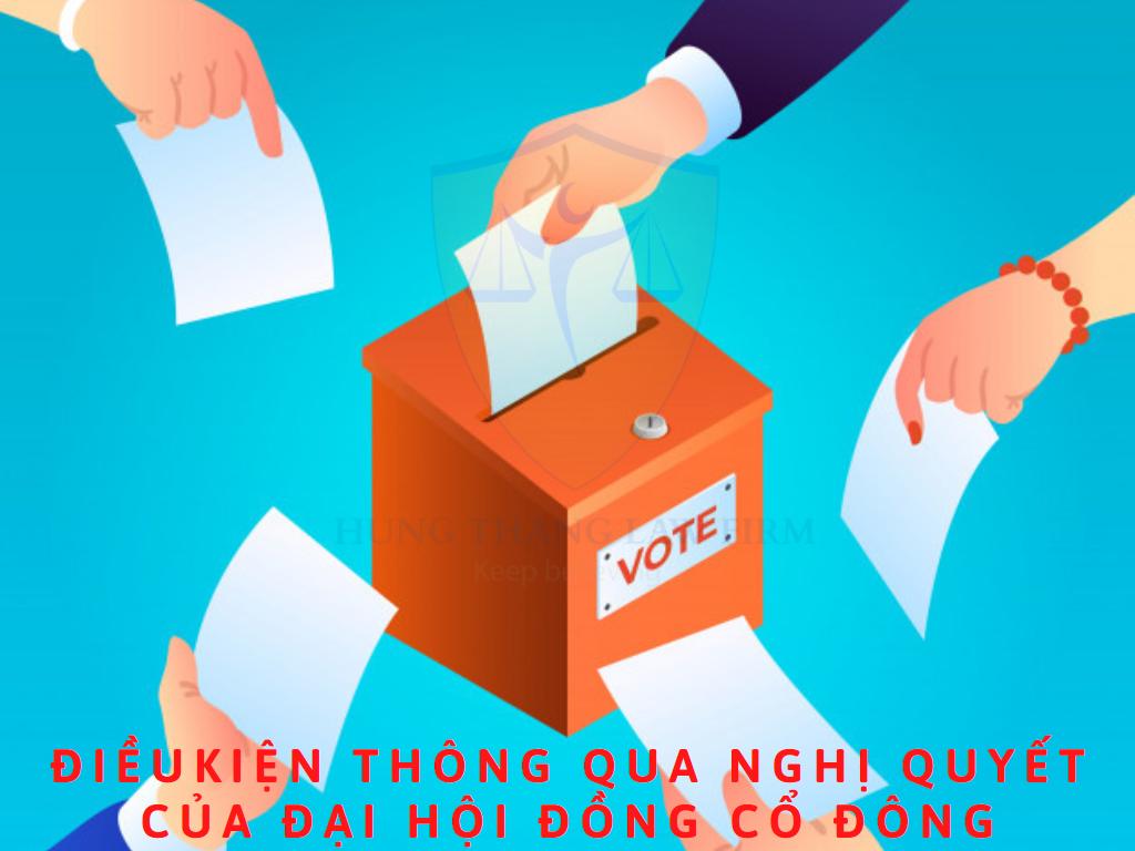 Điều kiện thông qua nghị quyết Đại hội đồng cổ đông