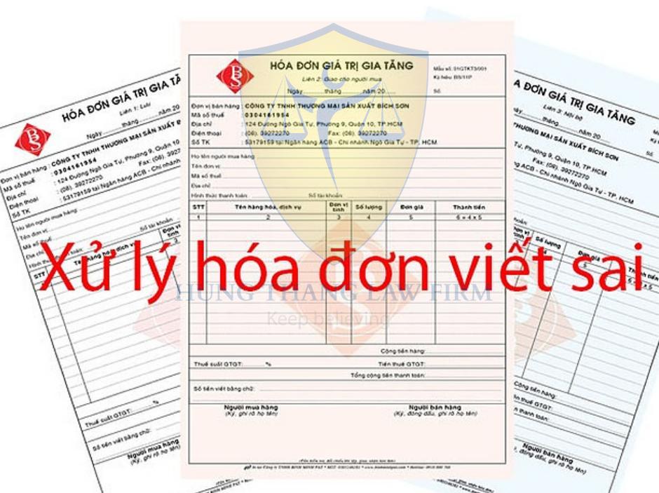Cách xử lý khi viết sai hóa đơn VAT
