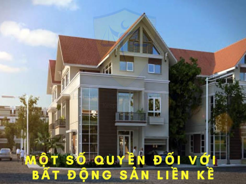 Một số quyền đối với bất động sản liền kề