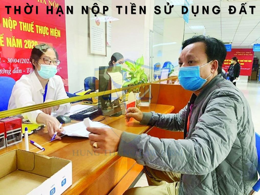 Thời hạn nộp tiền sử dụng đất