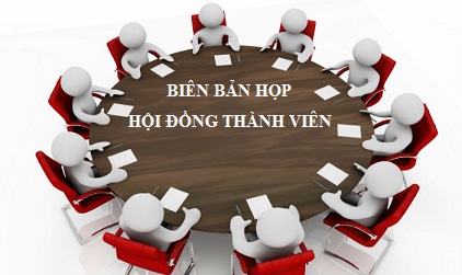 Mẫu biên bản họp Hội đồng thành viên