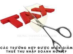 Các trường hợp được miễn giảm thuế TNDN