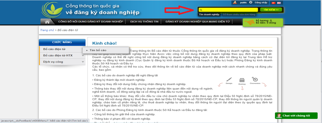 Cong bo thay doi thong tin dang ky kinh doanh